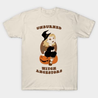 Old Cartoon Style pin up Witch ancestors T-Shirt